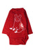A Red Long Sleeve Bodysuits from DPAM in size 6-12M for girl. (Front View)