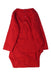 A Red Long Sleeve Bodysuits from DPAM in size 6-12M for girl. (Back View)
