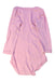 A Pink Long Sleeve Bodysuits from Petit Bateau in size 6-12M for girl. (Back View)
