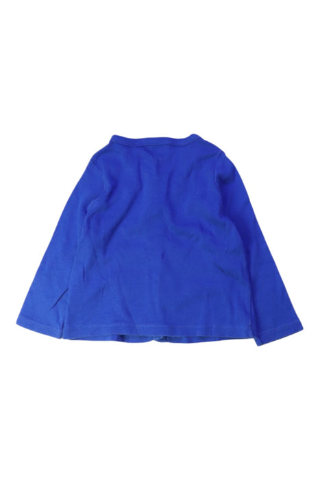 A Blue Cardigans from Petit Bateau in size 6-12M for boy. (Back View)