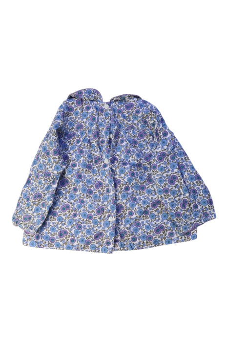 A Blue Long Sleeve Tops from DPAM in size 3-6M for girl. (Back View)