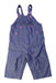 A Blue Long Overalls from DPAM in size 3-6M for girl. (Front View)