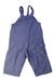 A Blue Long Overalls from DPAM in size 3-6M for girl. (Back View)
