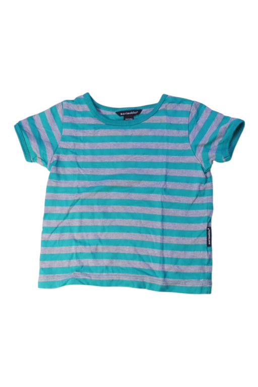A Teal Short Sleeve T Shirts from Marimekko in size 12-18M for girl. (Front View)