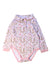 A Pink Long Sleeve Bodysuits from Vertbaudet in size 3T for girl. (Front View)