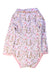 A Pink Long Sleeve Bodysuits from Vertbaudet in size 3T for girl. (Back View)