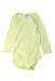 A Yellow Long Sleeve Bodysuits from Petit Bateau in size 2T for girl. (Front View)