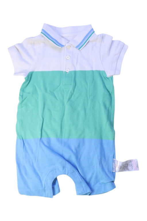 A White Short Sleeve Rompers from Jacadi in size 2T for boy. (Front View)