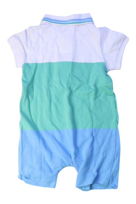 A White Short Sleeve Rompers from Jacadi in size 2T for boy. (Back View)