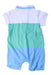 A White Short Sleeve Rompers from Jacadi in size 2T for boy. (Back View)