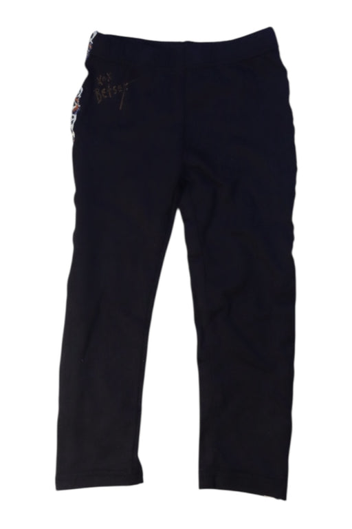 A Black Leggings from Betsey Johnson in size 2T for girl. (Front View)