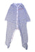 A White Onesies from Petit Bateau in size 12-18M for boy. (Front View)