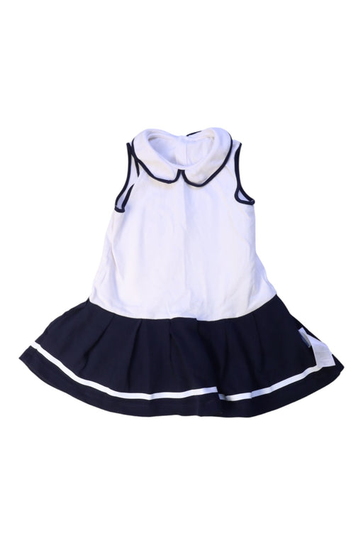 A White Sleeveless Dresses from Jacadi in size 3T for girl. (Front View)