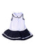 A White Sleeveless Dresses from Jacadi in size 3T for girl. (Front View)