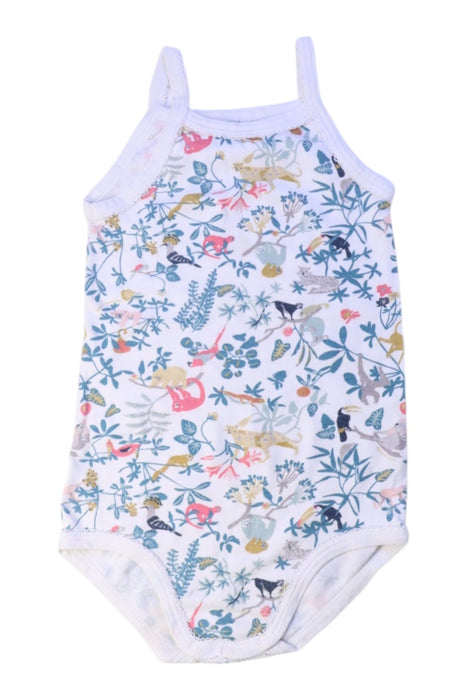 A Multicolour Sleeveless Bodysuits from Petit Bateau in size 3T for girl. (Front View)