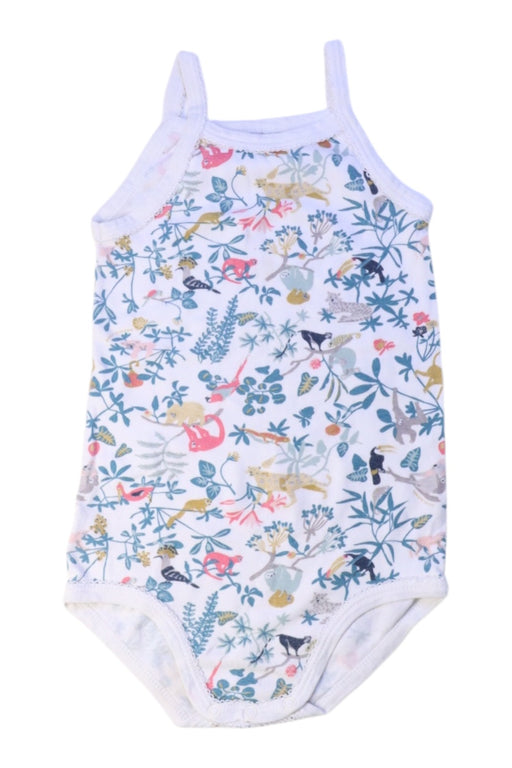 A Multicolour Sleeveless Bodysuits from Petit Bateau in size 3T for girl. (Front View)