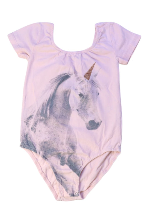 A Pink Leotards from Seed in size 4T for girl. (Front View)