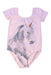 A Pink Leotards from Seed in size 4T for girl. (Front View)