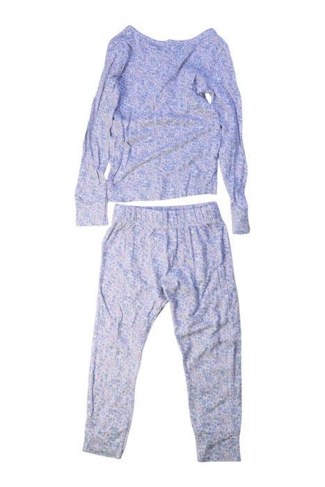A Blue Pyjama Sets from Minnow in size 2T for girl. (Back View)