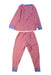 A Red Pyjama Sets from Petit Bateau in size 2T for boy. (Back View)