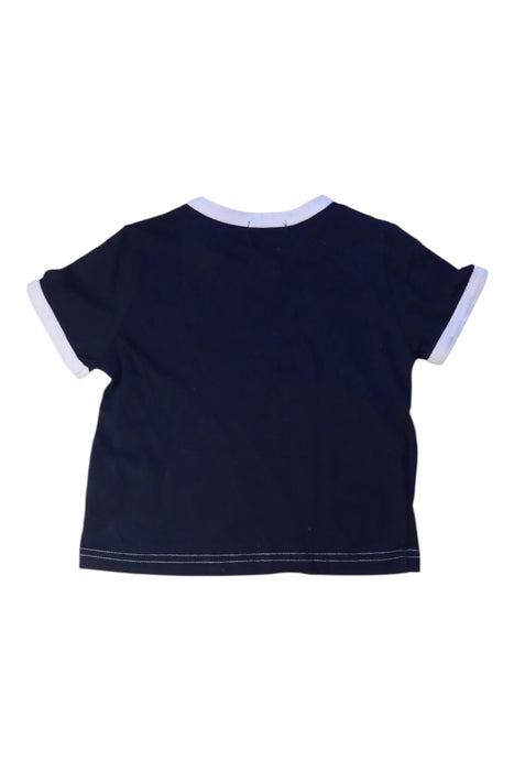 A Navy Short Sleeve T Shirts from Comme Ca Ism in size 2T for boy. (Back View)