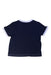A Navy Short Sleeve T Shirts from Comme Ca Ism in size 2T for boy. (Back View)