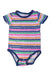 A Multicolour Short Sleeve Bodysuits from Marimekko in size 6-12M for girl. (Front View)
