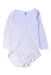 A White Long Sleeve Bodysuits from Petit Bateau in size 2T for boy. (Front View)