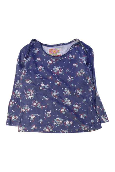 A Navy Long Sleeve Tops from Siaomimi in size 2T for girl. (Front View)