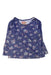 A Navy Long Sleeve Tops from Siaomimi in size 2T for girl. (Front View)
