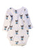 A White Long Sleeve Bodysuits from Bebe de Pino in size 6-12M for neutral. (Back View)