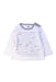A White Long Sleeve T Shirts from Petit Bateau in size 3-6M for boy. (Front View)