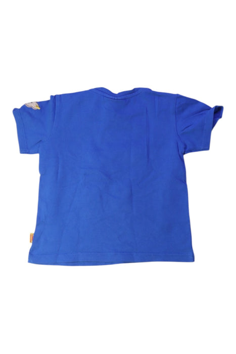 A Blue Short Sleeve T Shirts from Steiff in size 6-12M for boy. (Back View)