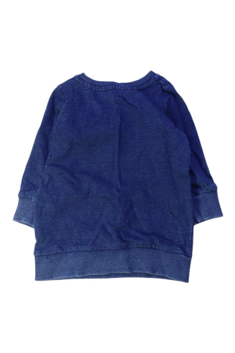 A Navy Long Sleeve Tops from Seed in size 3-6M for boy. (Back View)