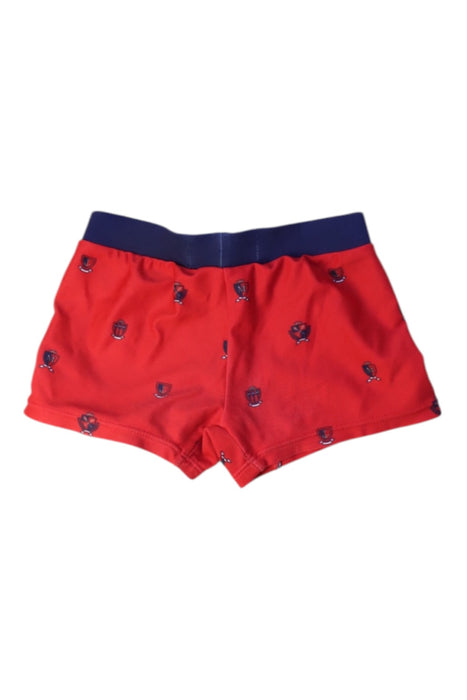A Red Swim Shorts from Mayoral in size 2T for boy. (Back View)