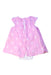 A Pink Sleeveless Dresses from Jacadi in size 6-12M for girl. (Back View)