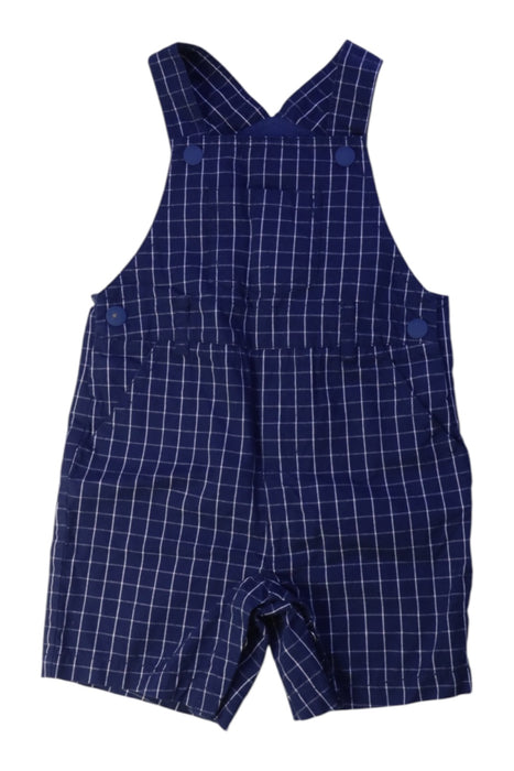 A Navy Overall Shorts from Jacadi in size 12-18M for boy. (Front View)