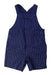 A Navy Overall Shorts from Jacadi in size 12-18M for boy. (Front View)