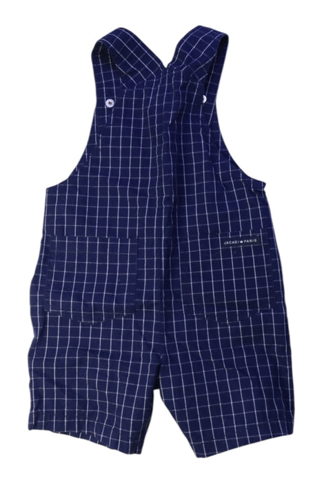A Navy Overall Shorts from Jacadi in size 12-18M for boy. (Back View)
