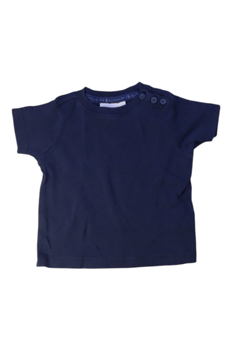 A Navy Short Sleeve T Shirts from Jojo Maman Bébé in size 12-18M for boy. (Front View)