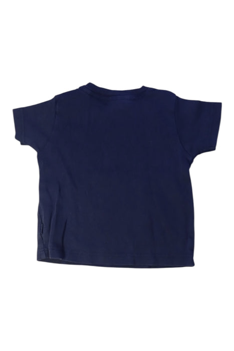 A Navy Short Sleeve T Shirts from Jojo Maman Bébé in size 12-18M for boy. (Back View)