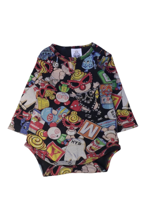 A Multicolour Long Sleeve Bodysuits from Hysteric Mini in size 12-18M for girl. (Front View)