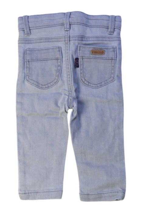 A Grey Jeans from Cyrillus in size 3-6M for girl. (Back View)