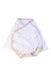 A White Sleeveless Bodysuits from Natures Purest in size 3-6M for girl. (Front View)