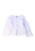 A White Cardigans from DPAM in size 3-6M for girl. (Front View)