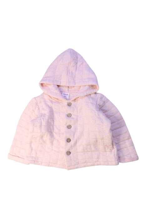 A Ivory Puffer/Quilted Coats & Outerwear from Seed in size 6-12M for girl. (Front View)
