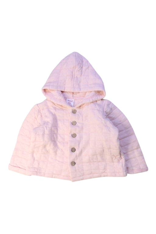 A Ivory Puffer/Quilted Coats & Outerwear from Seed in size 6-12M for girl. (Front View)