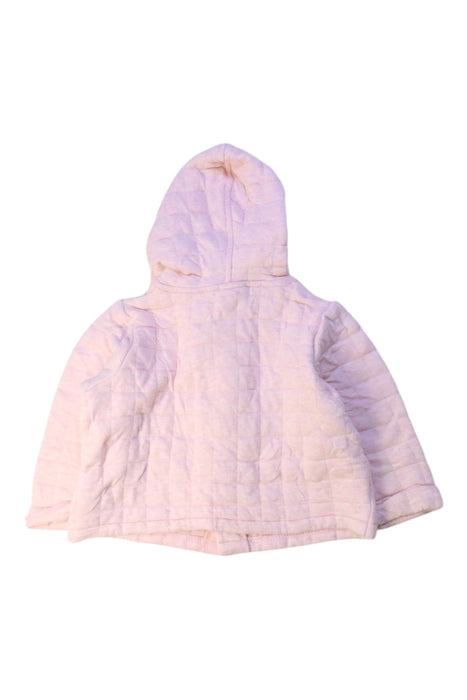 A Ivory Puffer/Quilted Coats & Outerwear from Seed in size 6-12M for girl. (Back View)