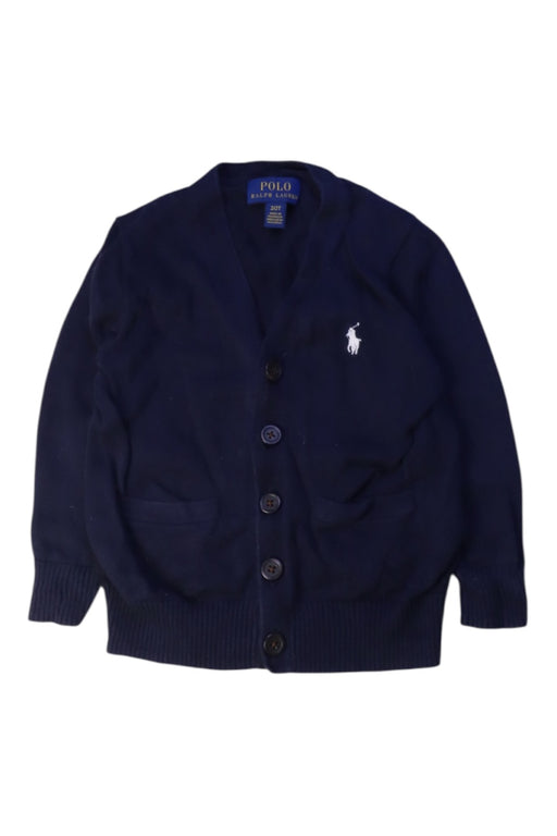A Navy Cardigans from Polo Ralph Lauren in size 2T for boy. (Front View)