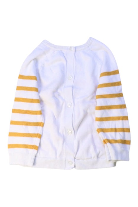 A White Long Sleeve Tops from Vertbaudet in size 12-18M for boy. (Back View)
